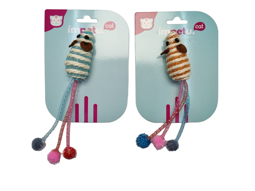 RATA SISAL 3 COLAS POMPON 