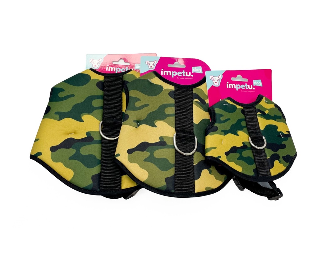 PECHERA CHALECO CAMUFLADO VERDE M