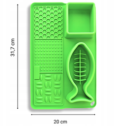 [0308] COMEDERO SILICONA GATO 32x20cm.
