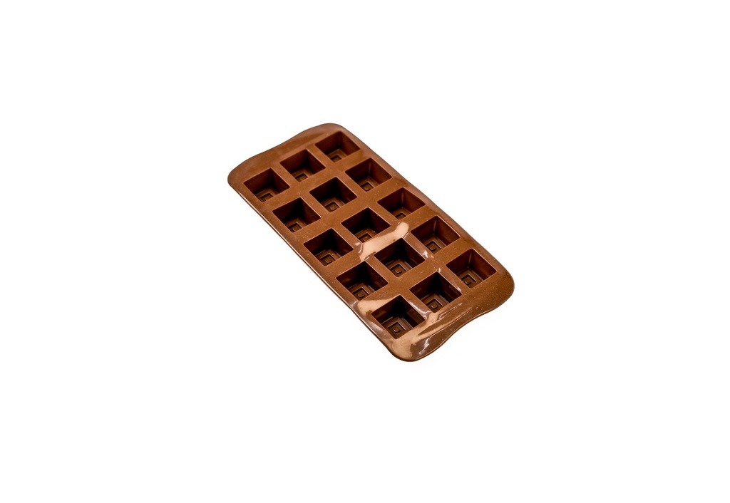 MOLDE DE BOMBON CUBO X15 SILICONA