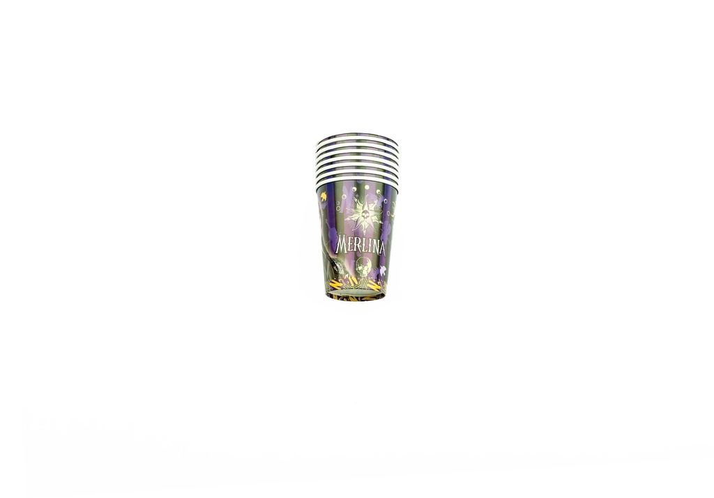 VASO DE POLIPAPEL MERLINA x8 C.O