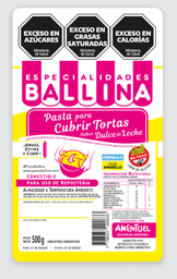 PASTA BALLINA FORMULA H COLOR AMARILLA x500grs.