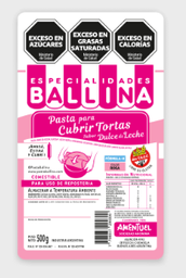 PASTA BALLINA FORMULA H COLOR ROSA x 500grs.