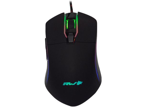 Mouse SAIKANO V30 Gaming RGB 6 Botones . Rubber USB Gold