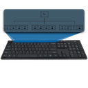 Teclado SAIKANO C20 ( combo Teclado y Mouse ) Wireless