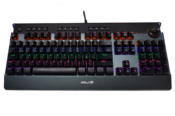 Teclado SAIKANO K72 Mecanico RGB Cableado Aluminio