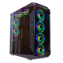 Gabinete SAIKANO XT1 Gaming Full Tower 9 Fans ARGB C/Control all Vidrio templado